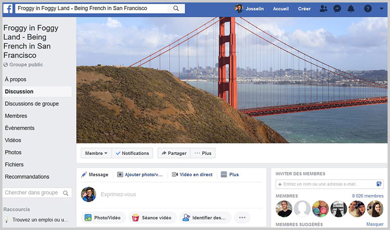 Rejoindre un groupe facebook pour trouver les french jobs aux usa