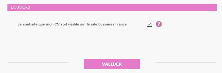 CV visible sur l'annuaire civiweb